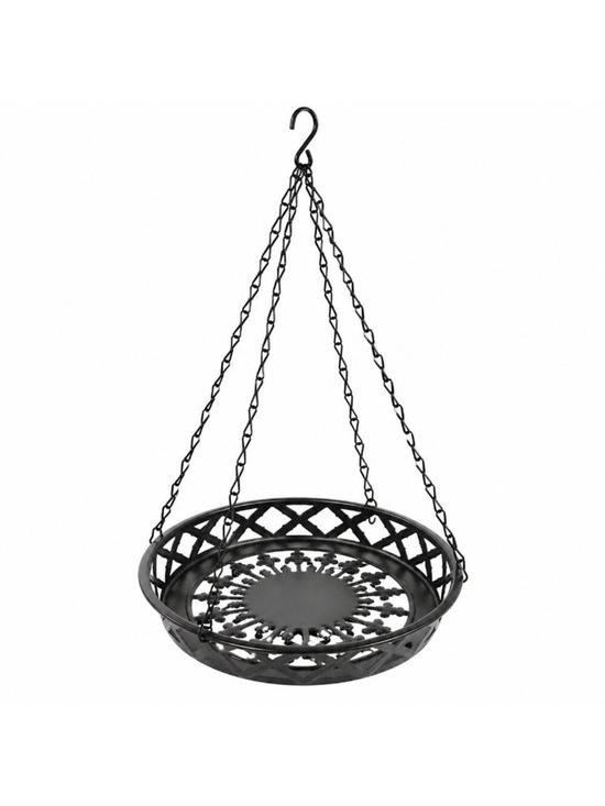 Z-A LLC Other - Black Metal Hanging Planter Basket 12 Rustic Farmhouse Boho Indoor Outdoor